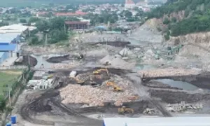 Chiêu 'che mắt' cảnh sát của giám đốc khai thác đá lậu Chiêu 'che mắt' cảnh sát của giám đốc khai thác đá lậu