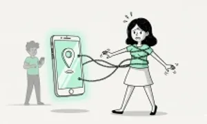 Chồng luôn theo dõi tôi qua định vị