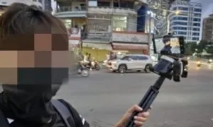 Streamer Hàn Quốc gây chú ý khi phát live trước 'điểm nóng lừa đảo' ở Campuchia