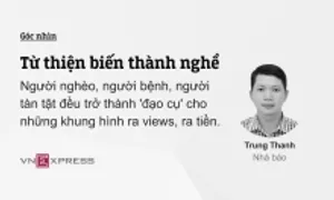Từ thiện biến thành nghề