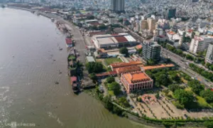 Hiện trạng khu vực Bến Nhà Rồng sẽ làm công viên Hiện trạng khu vực Bến Nhà Rồng sẽ làm công viên