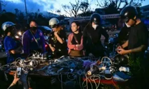 Đêm đầu sau bão không điện ở trung tâm Quy Nhơn